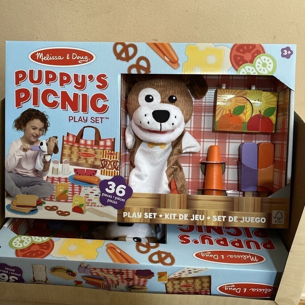 Melissa and Doug Puppys picnic play set - Picture 3 of 12